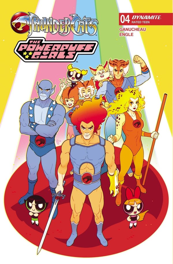 ThunderCats The Powerpuff Girls #4 cover