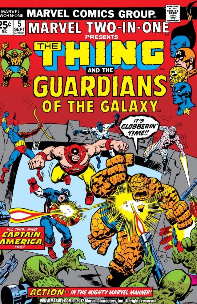 Marvel Two-in-One #5 cover