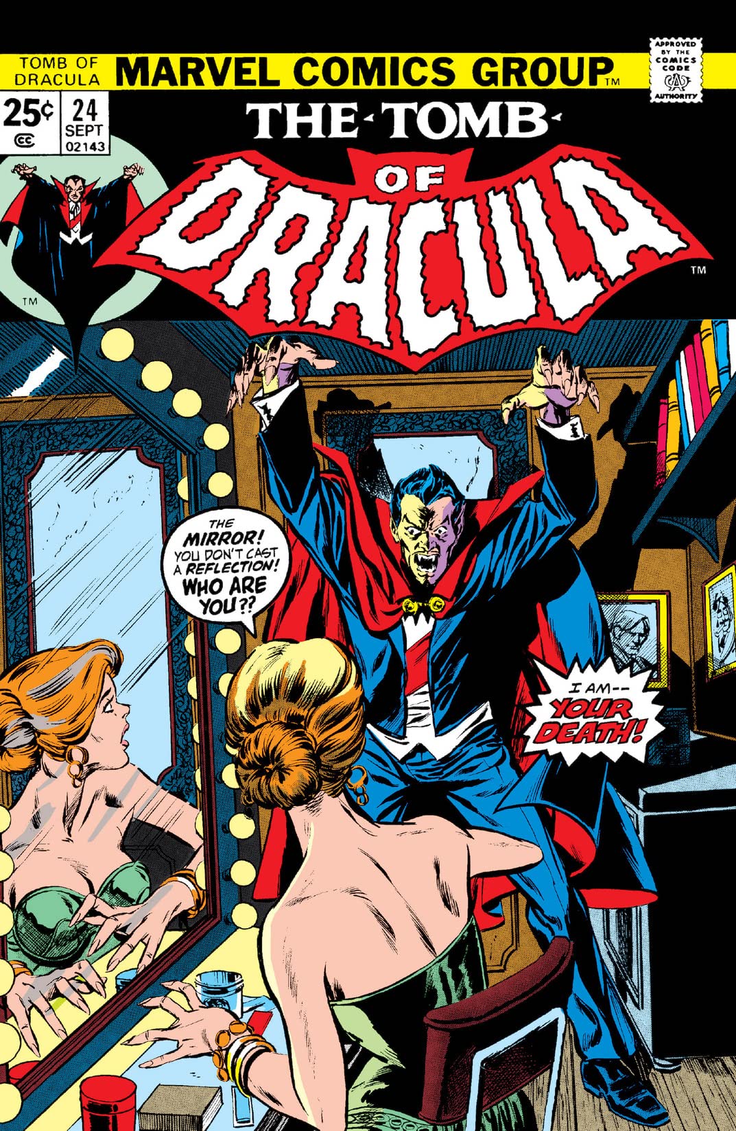 Tomb of Dracula #24 cover