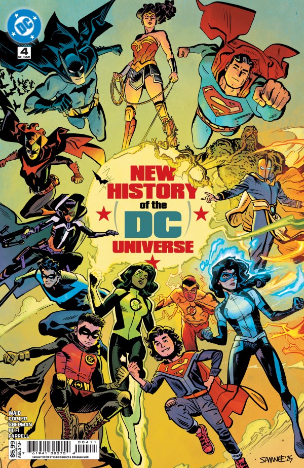 New History of the DC Universe #4 cover