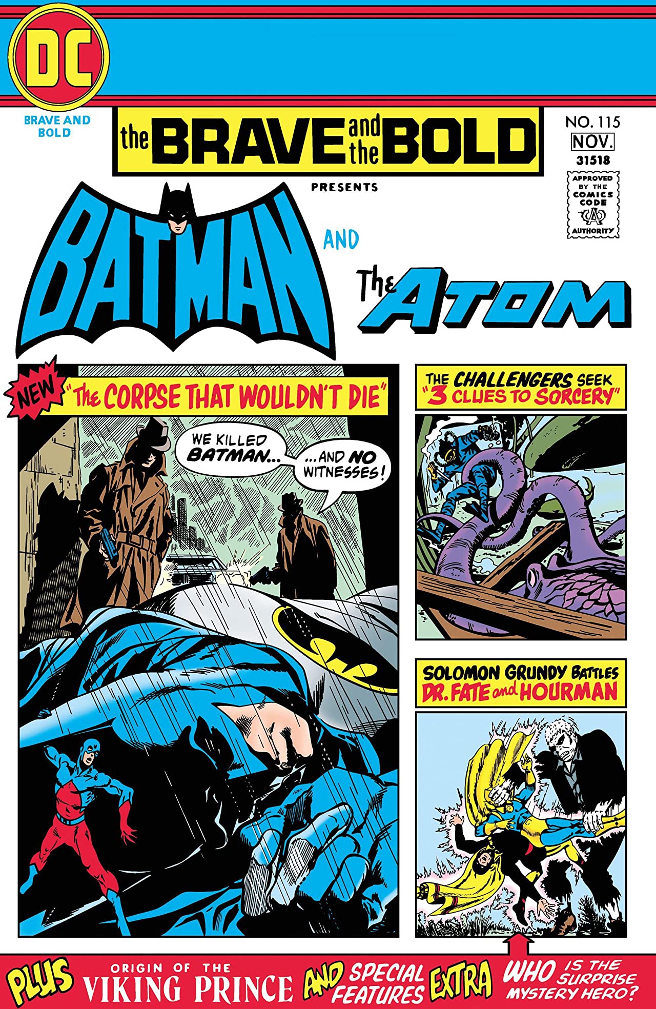 The Brave and the Bold #115 cover