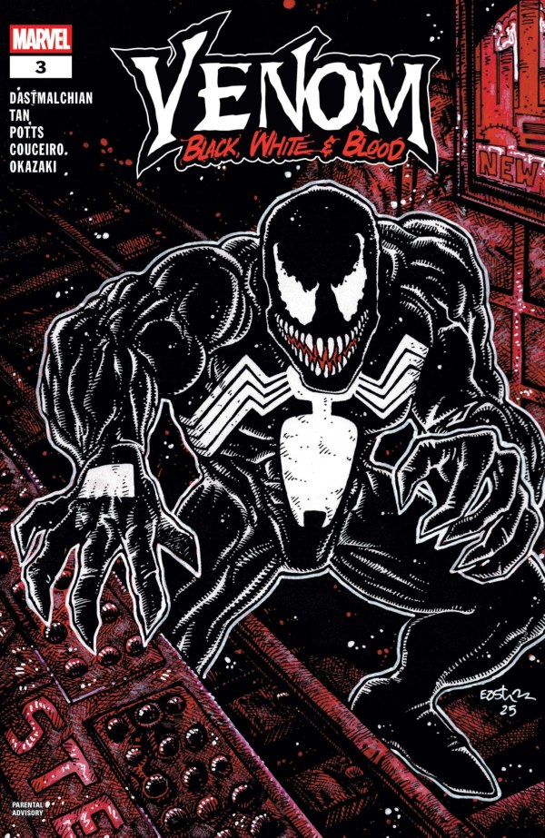 Venom: Black, White & Blood #3 cover