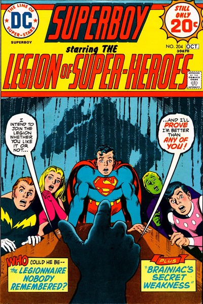 Superboy #204 cover