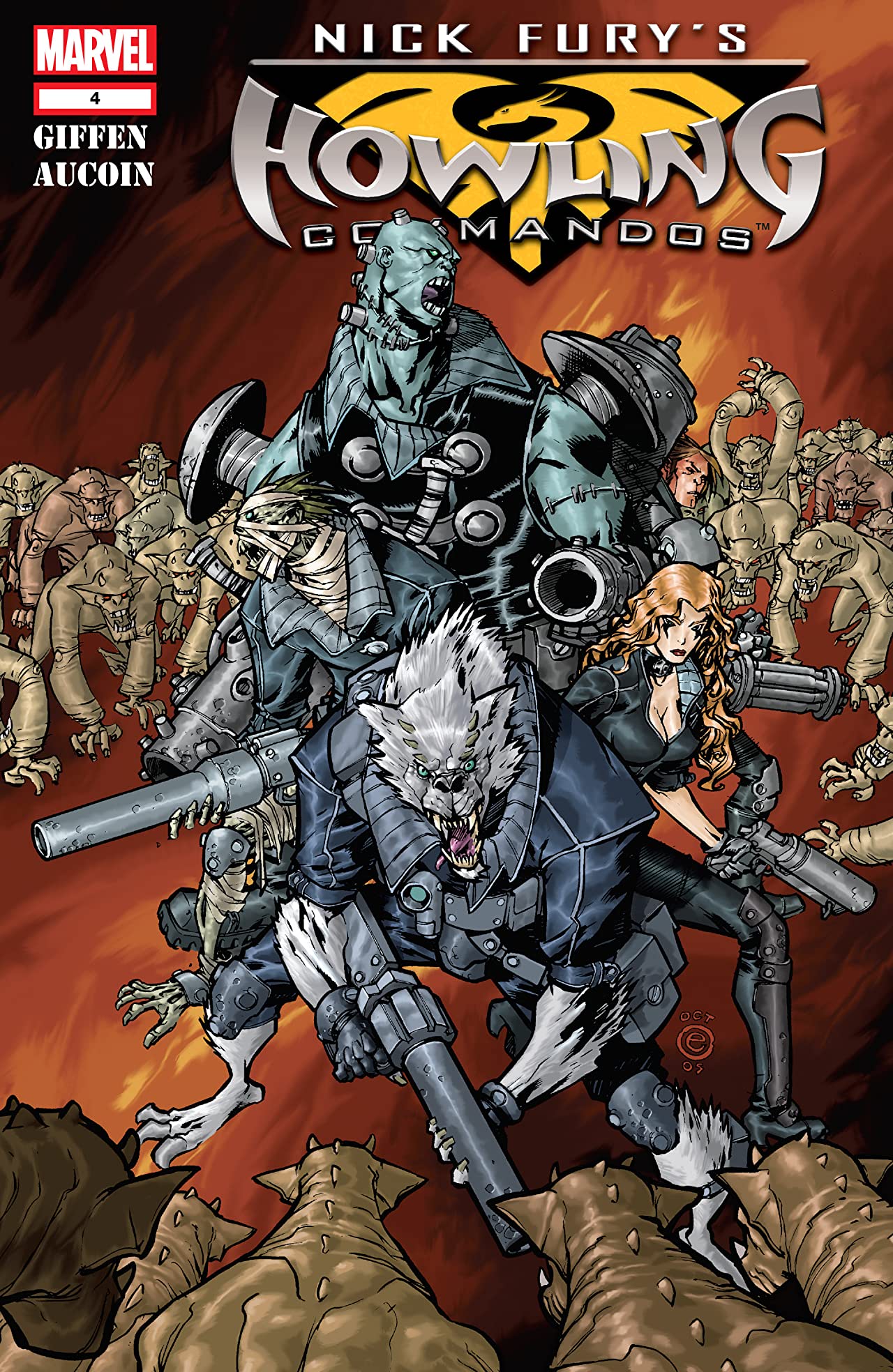 Nick Fury's Howling Commandos #4 cover