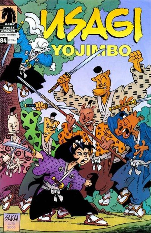 Usagi Yojimbo #84 cover
