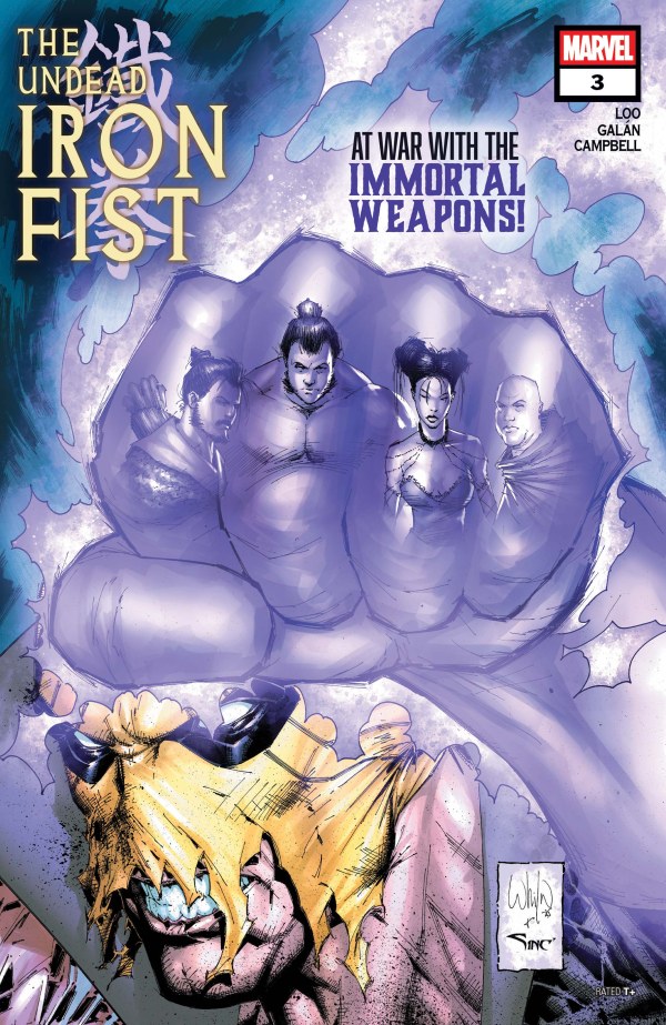 The Undead Iron Fist #3 cover