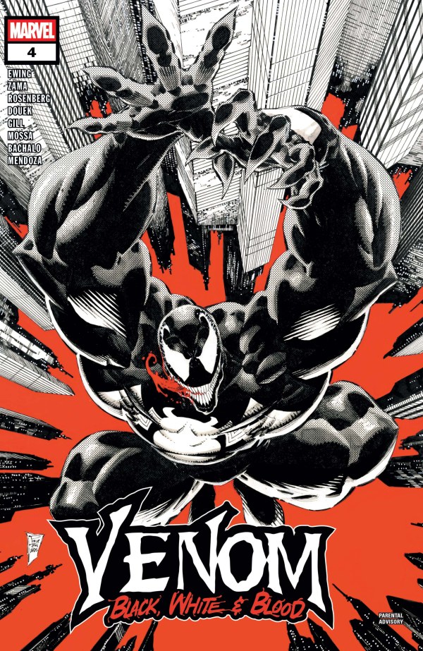 Venom: Black, White & Blood #4 cover
