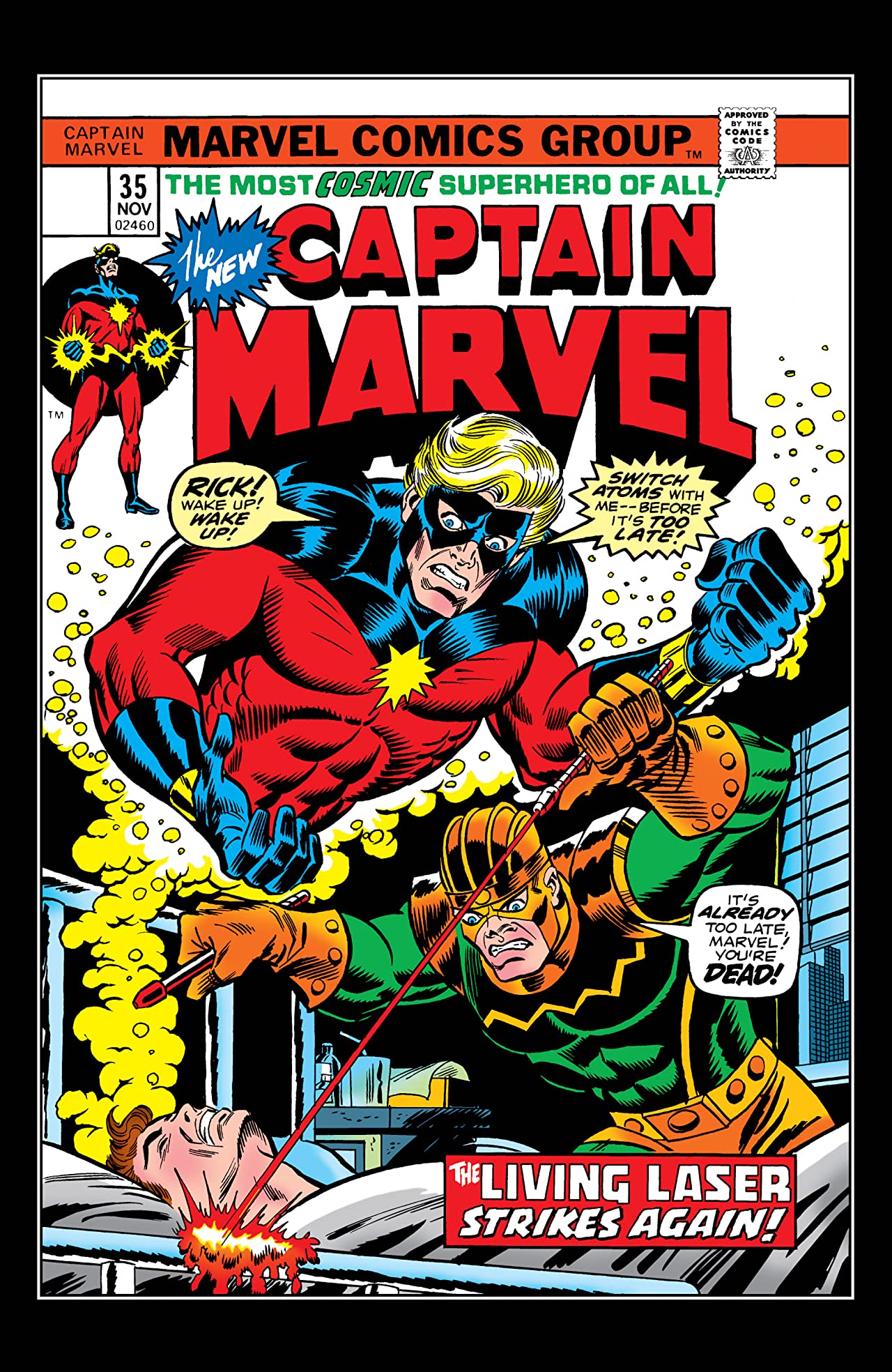 Captain Marvel #35 cover