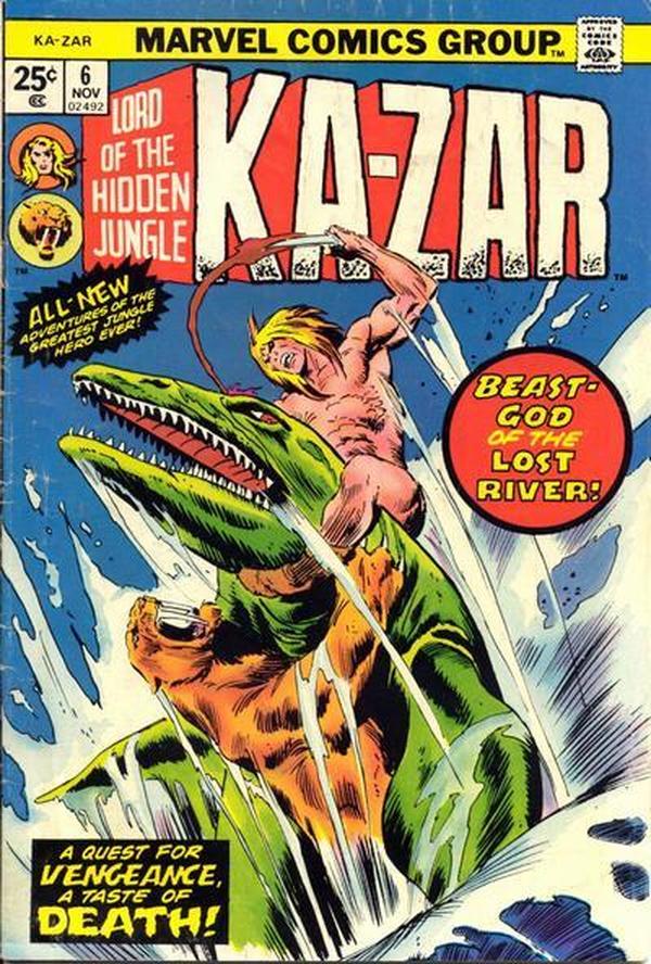 Ka-Zar #6 cover