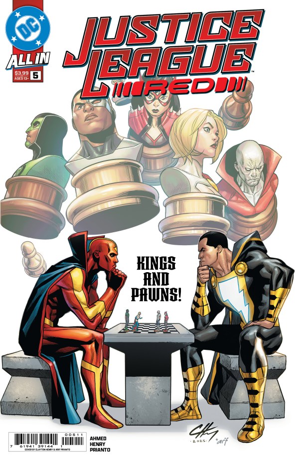 Justice League Red #5 cover