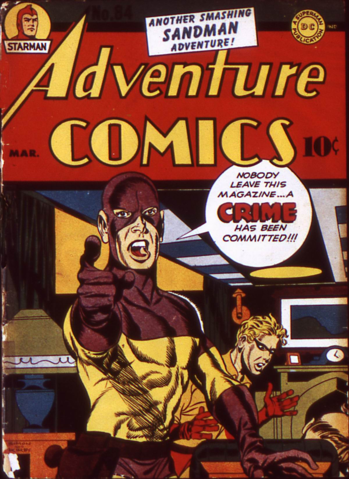 Adventure Comics #84 cover