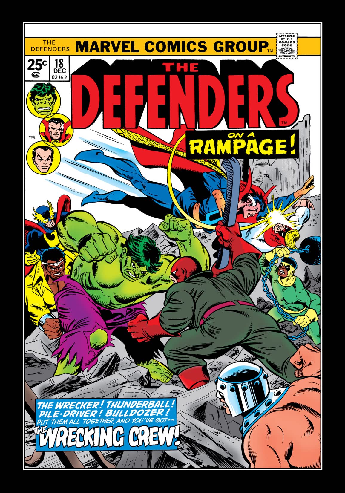 The Defenders #18 cover