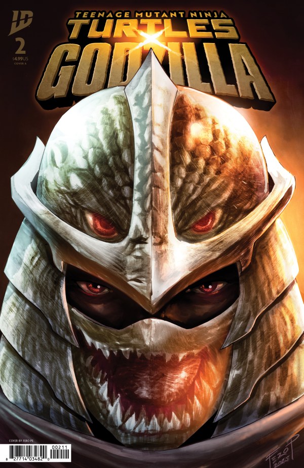 Teenage Mutant Ninja Turtles [TMNT] x Godzilla #2 cover