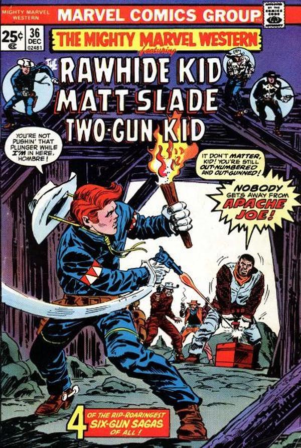The Mighty Marvel Western #36 cover