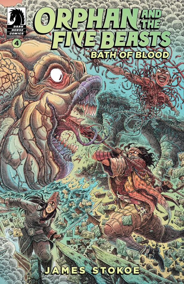 Orphan and the Five Beasts: Bath of Blood #4 cover