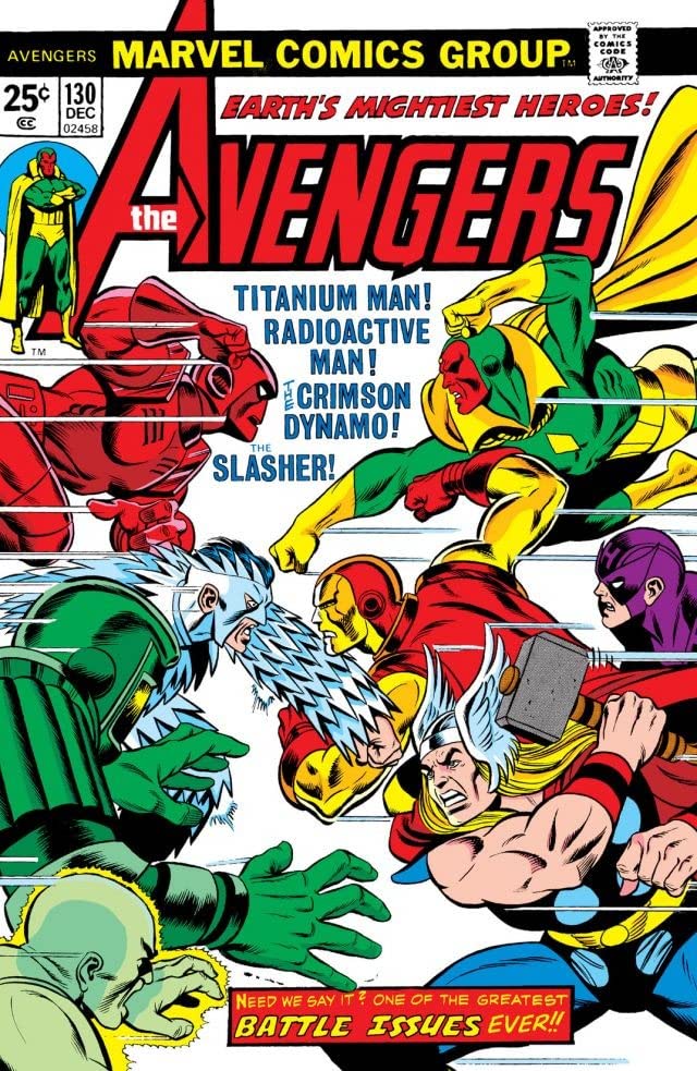 The Avengers #130 cover