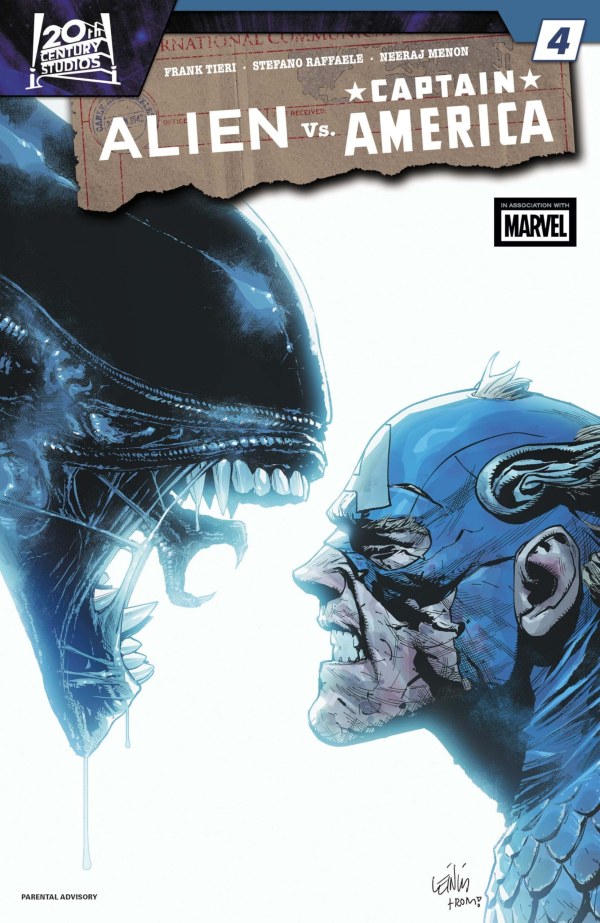 Alien vs. Captain America #4 cover