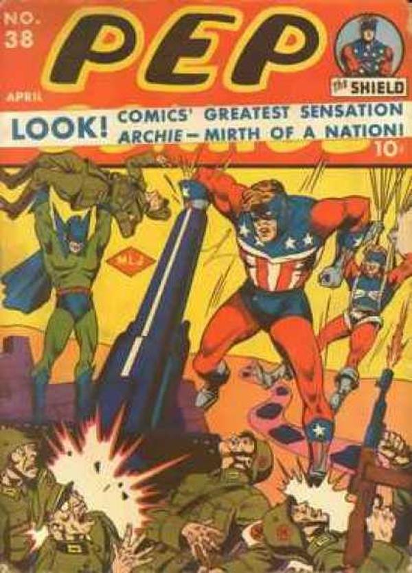 Pep Comics #38 cover