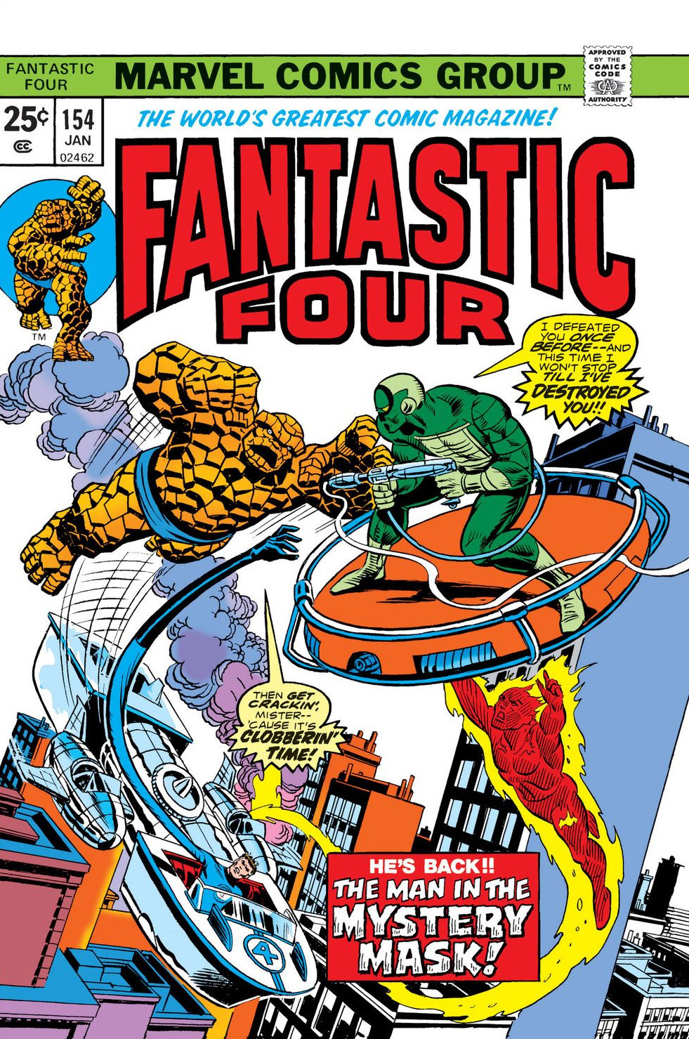 Fantastic Four #154 cover
