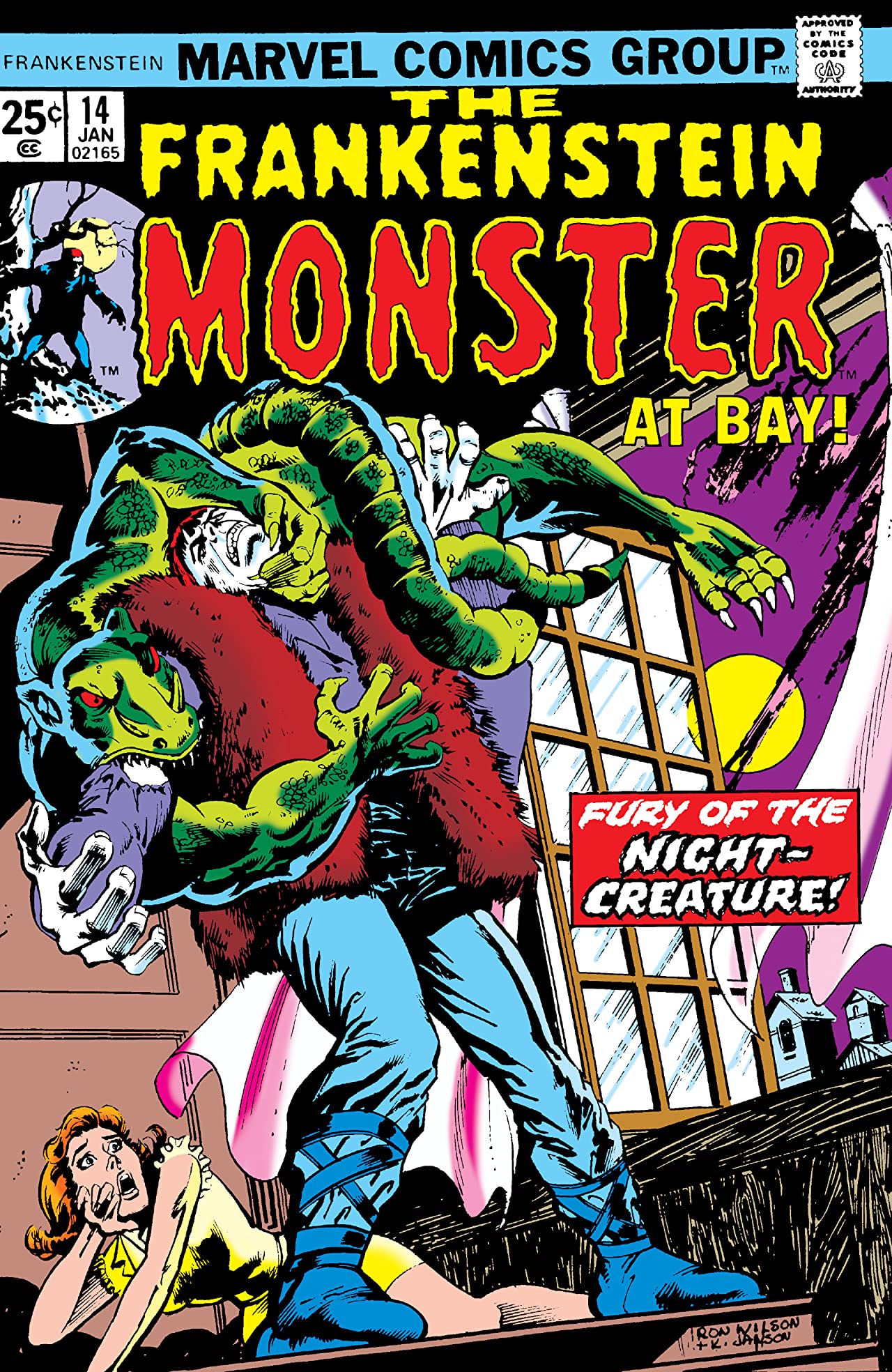 Frankenstein #14 cover