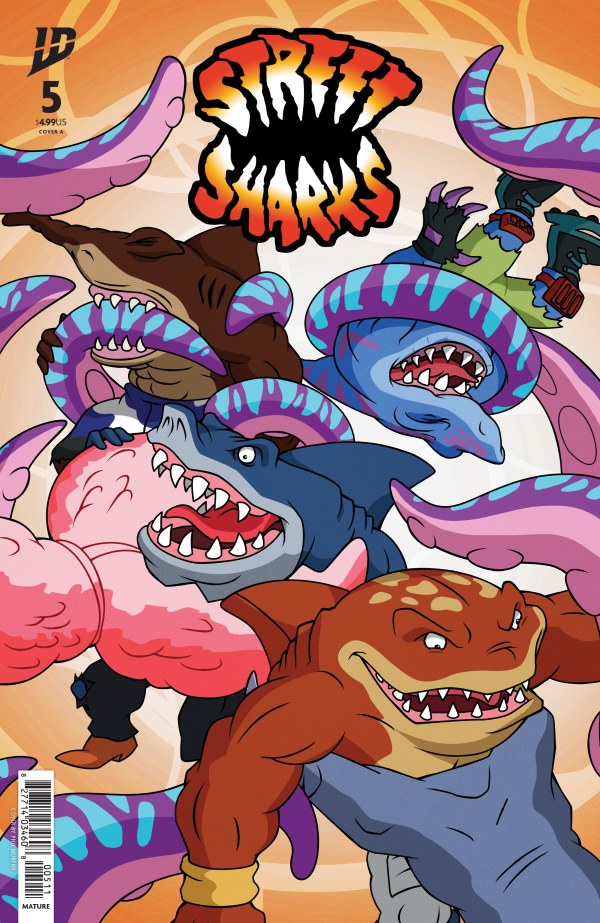 Street Sharks #5 cover