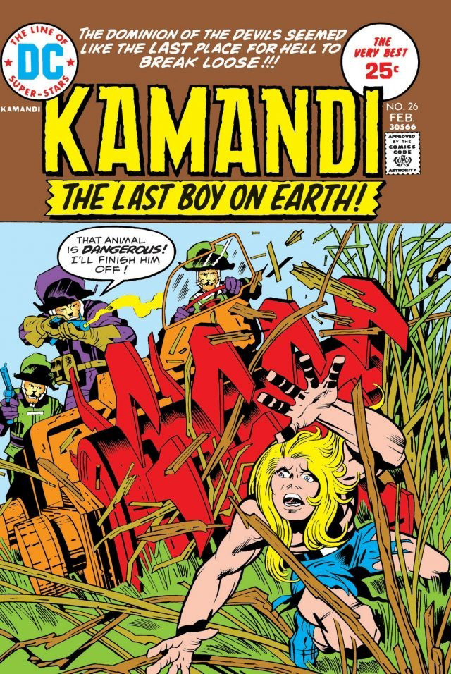 Kamandi, the Last Boy on Earth #26 cover