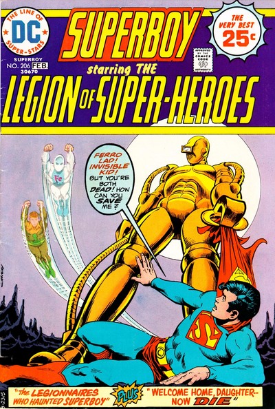 Superboy #206 cover