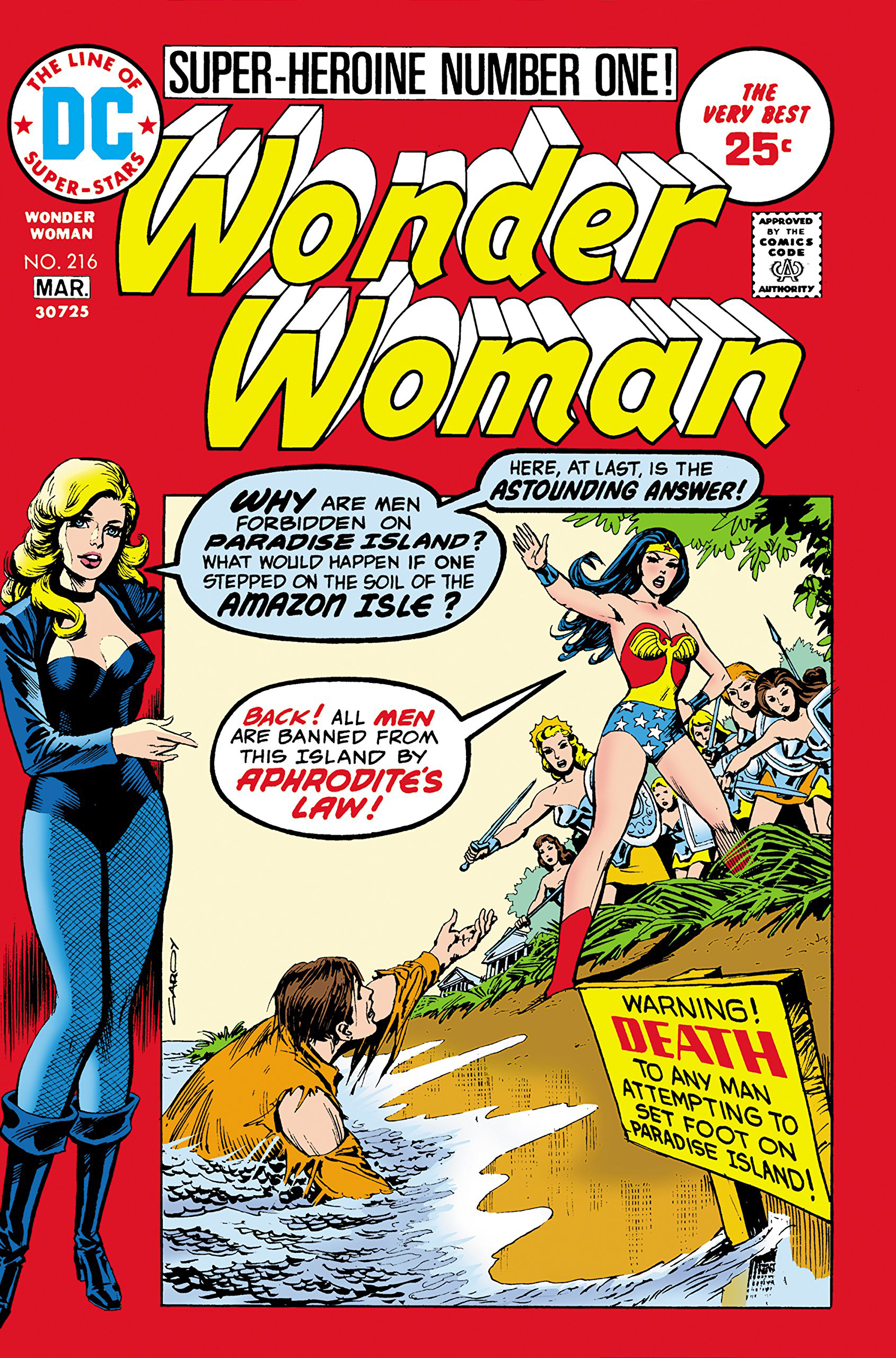 Wonder Woman #216 cover