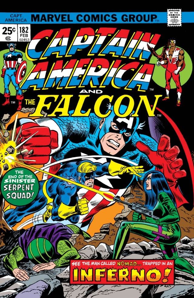 Captain America #182 cover