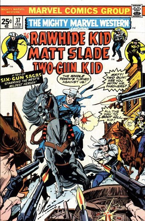 The Mighty Marvel Western #37 cover
