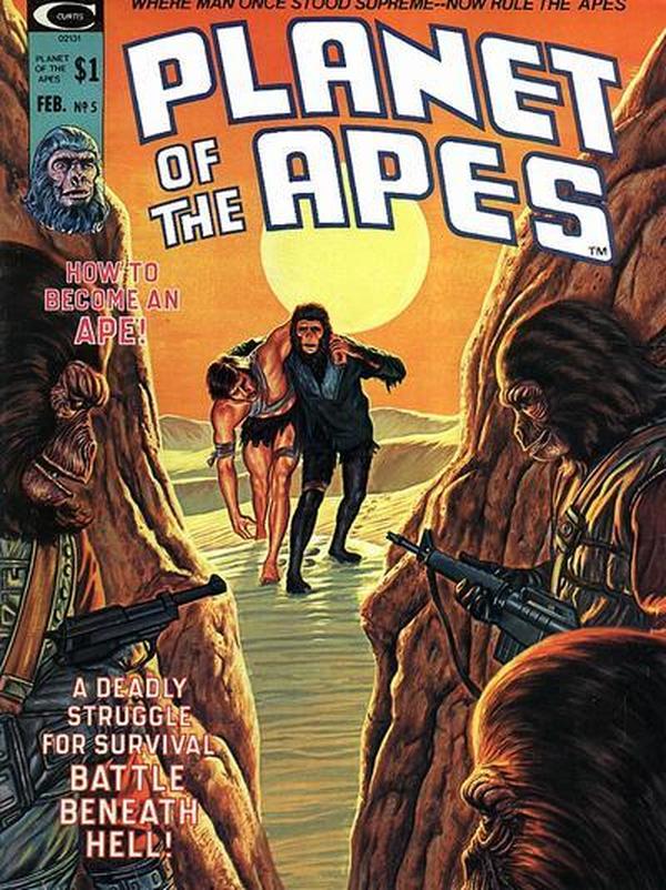Planet of the Apes #5 cover