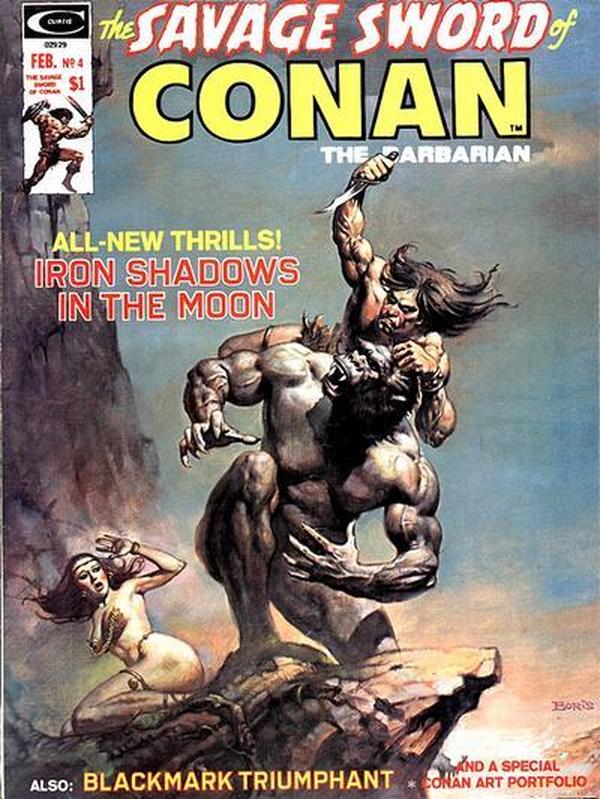 The Savage Sword of Conan #4 cover