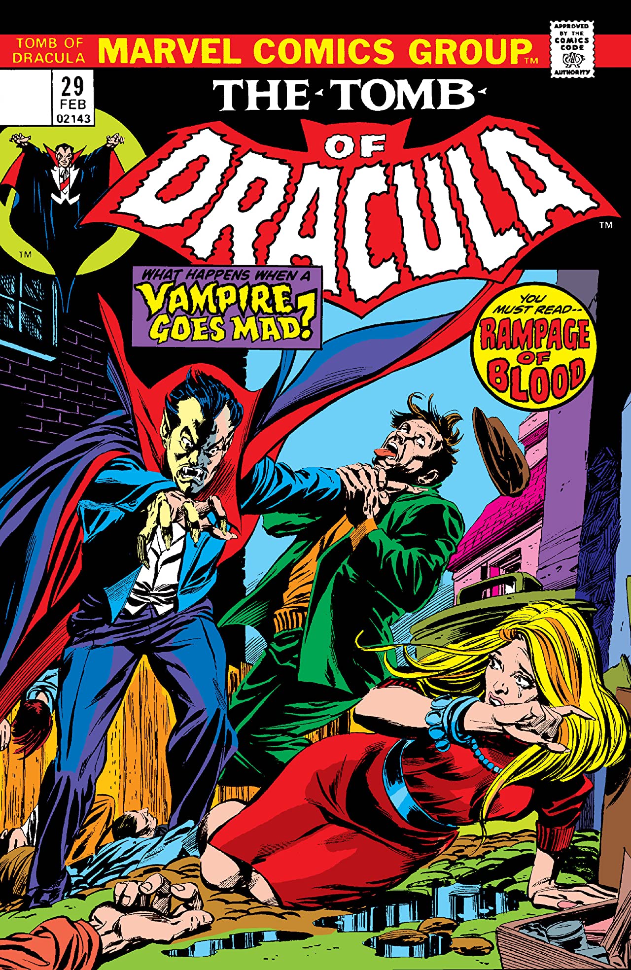 Tomb of Dracula #29 cover