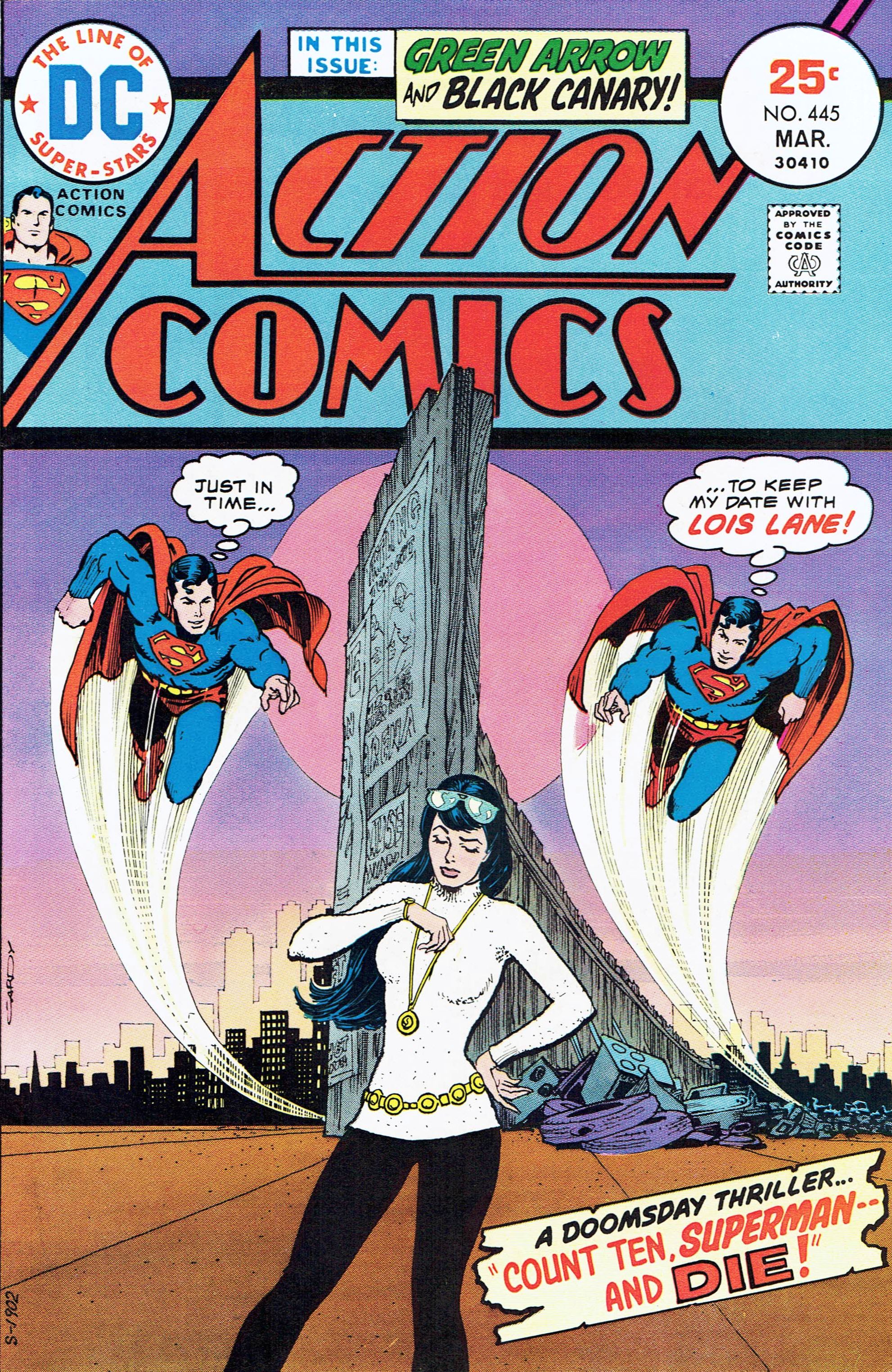 Action Comics #445 cover
