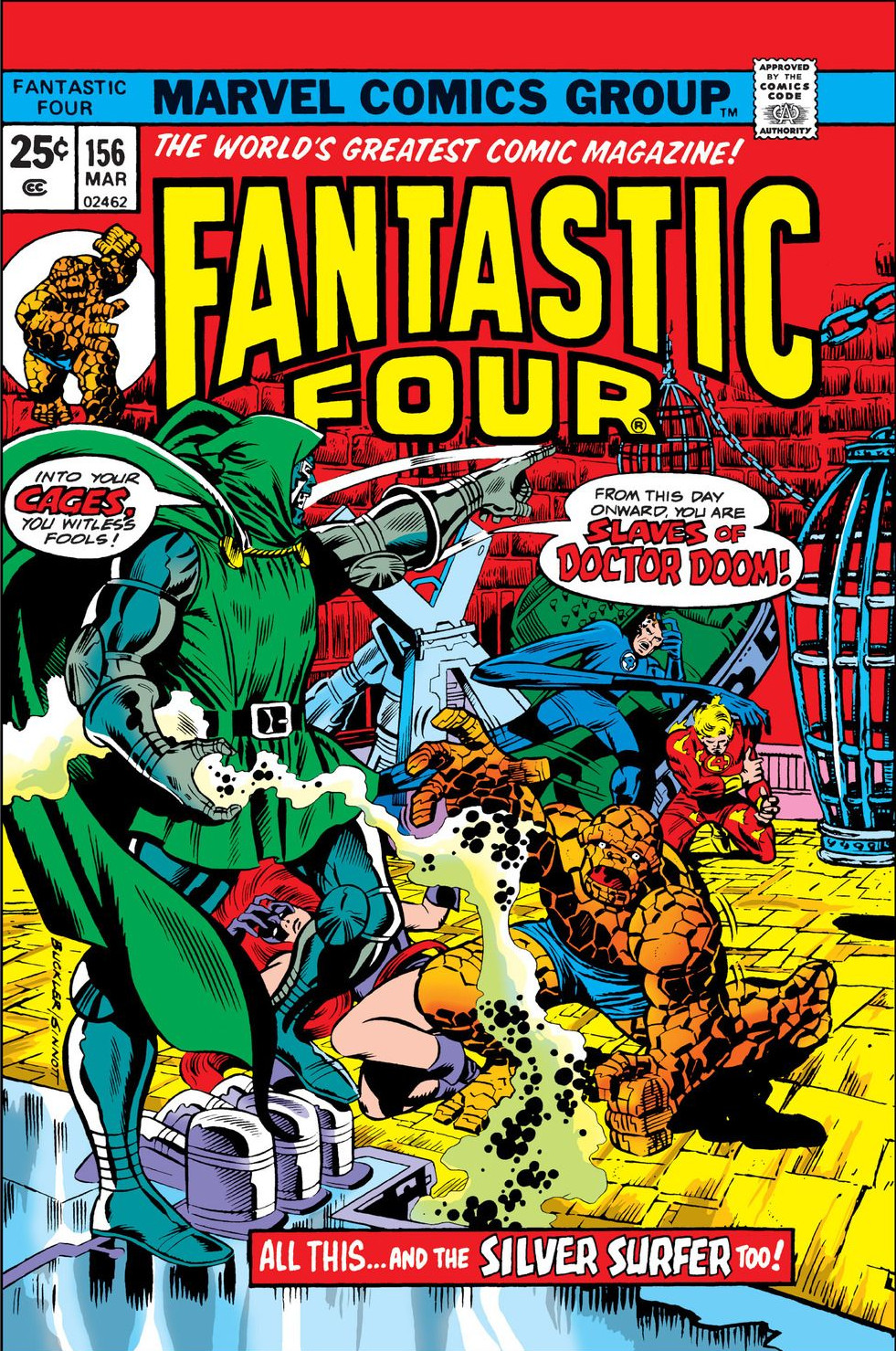 Fantastic Four #156 cover