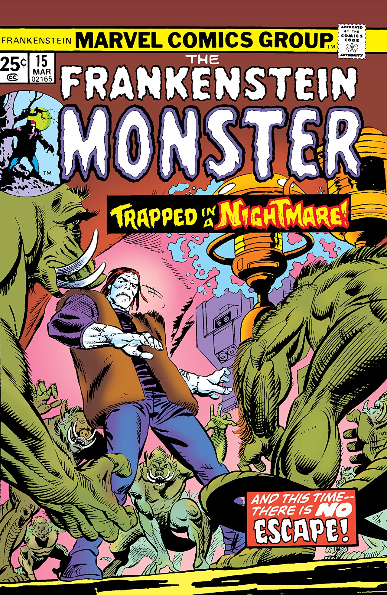 Frankenstein #15 cover