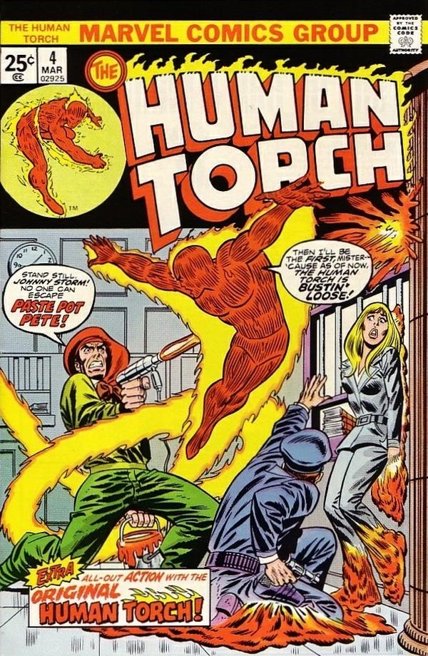 The Human Torch #4 cover