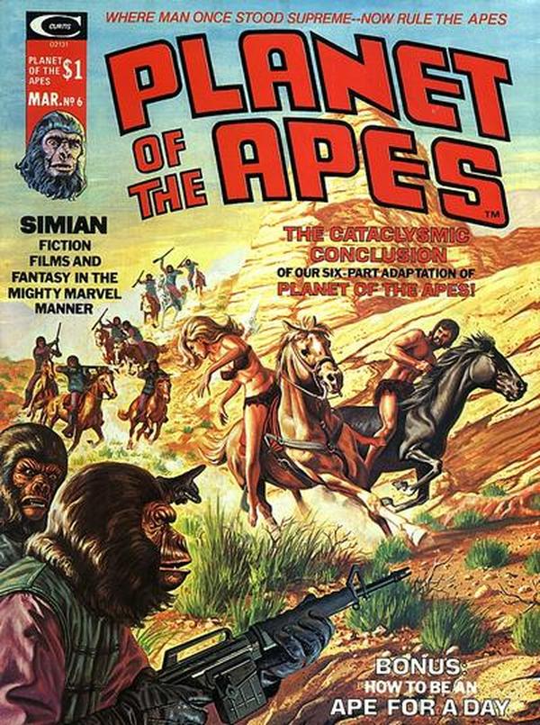 Planet of the Apes #6 cover