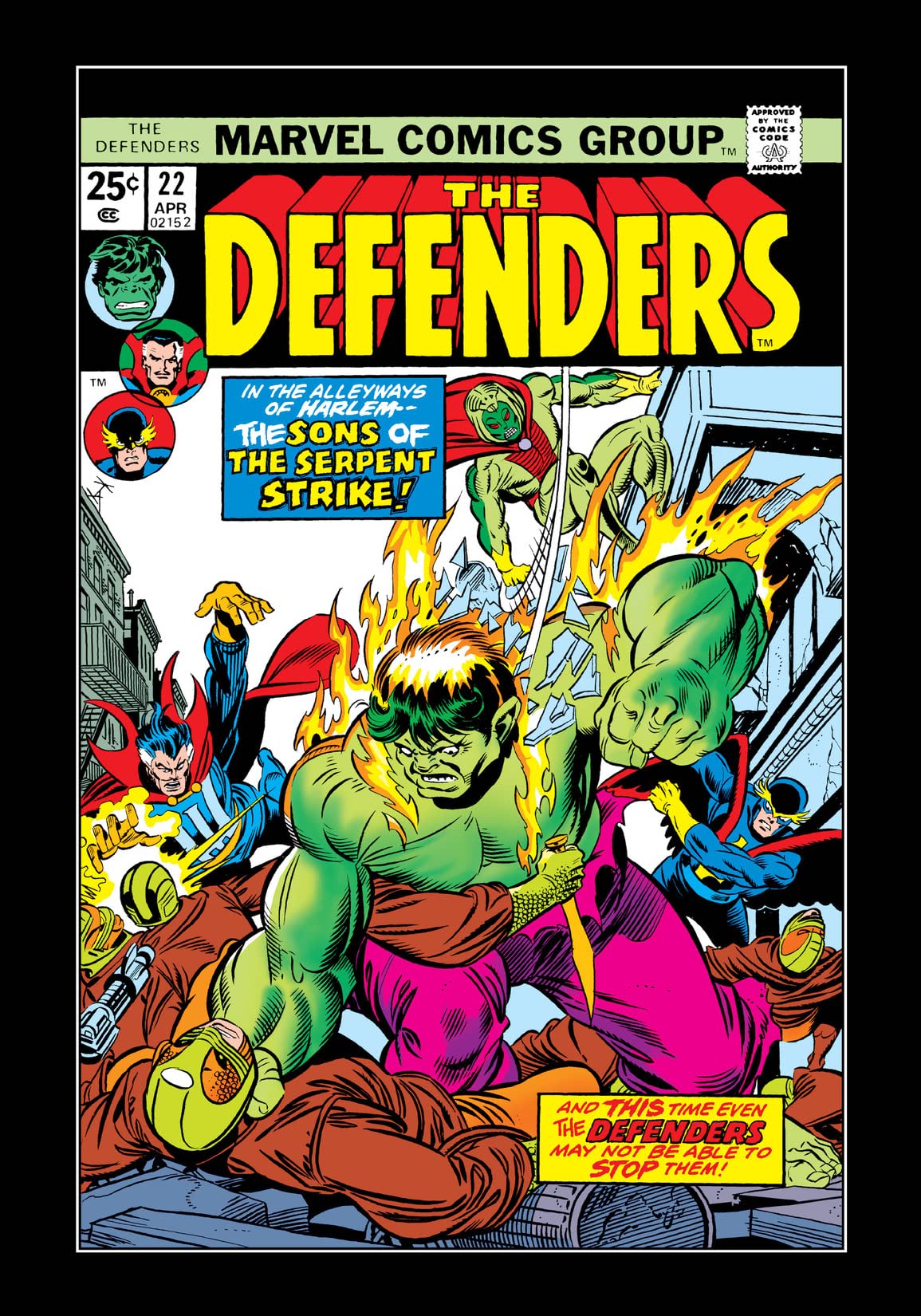 The Defenders #22 cover