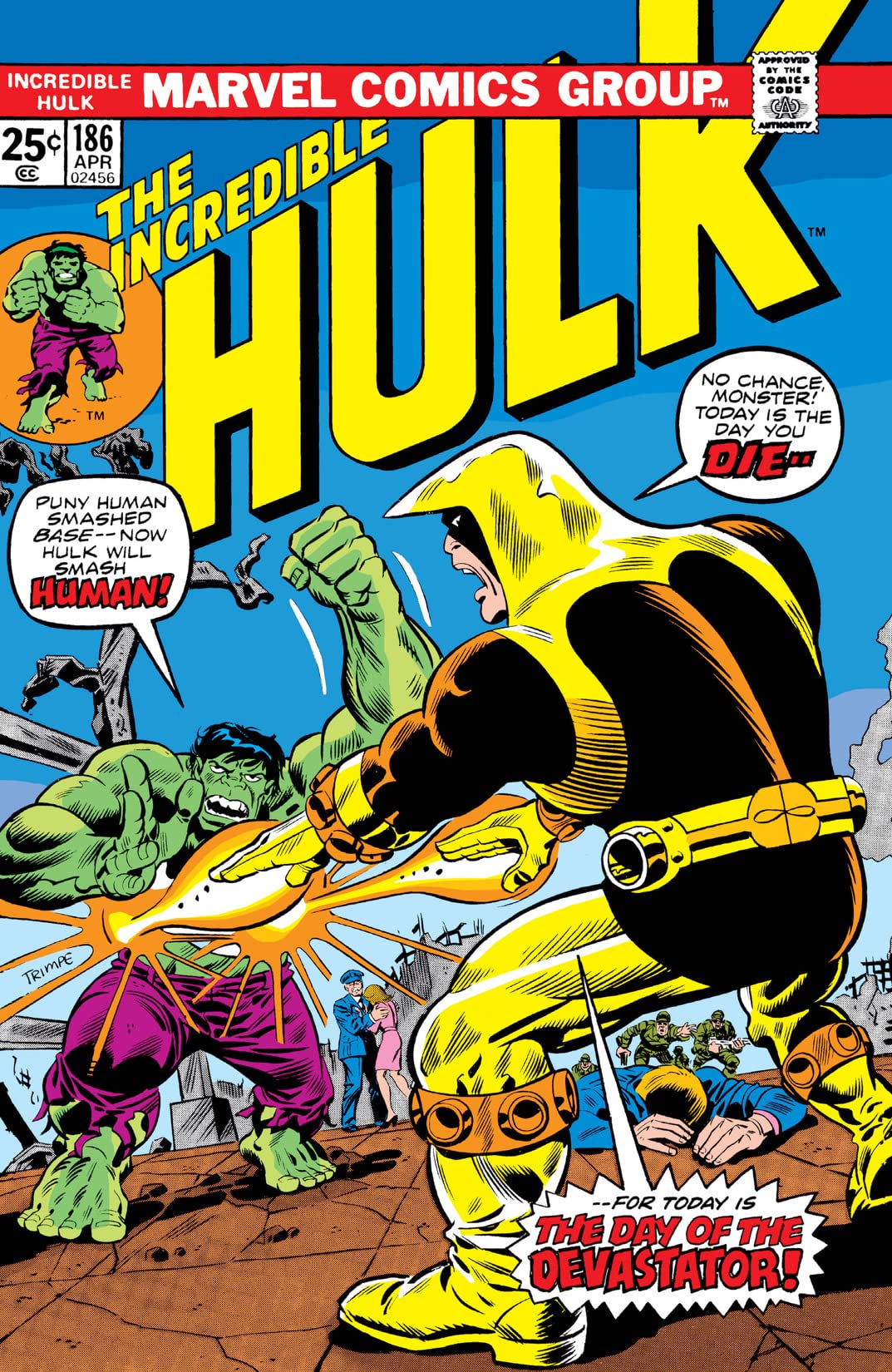 The Incredible Hulk #186 cover