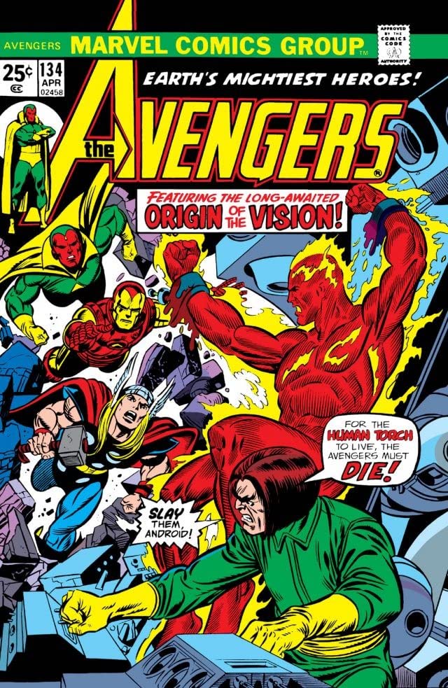 The Avengers #134 cover