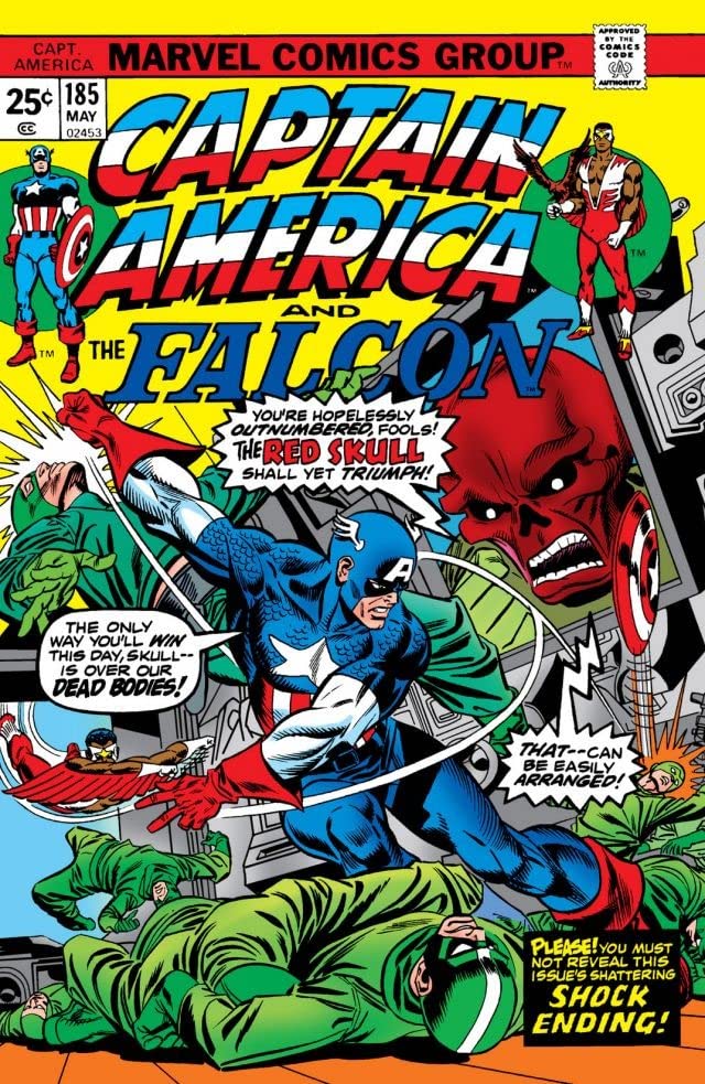 Captain America #185 cover