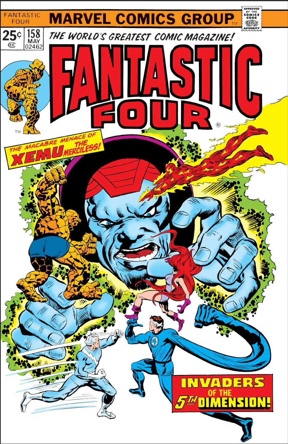 Fantastic Four #158 cover