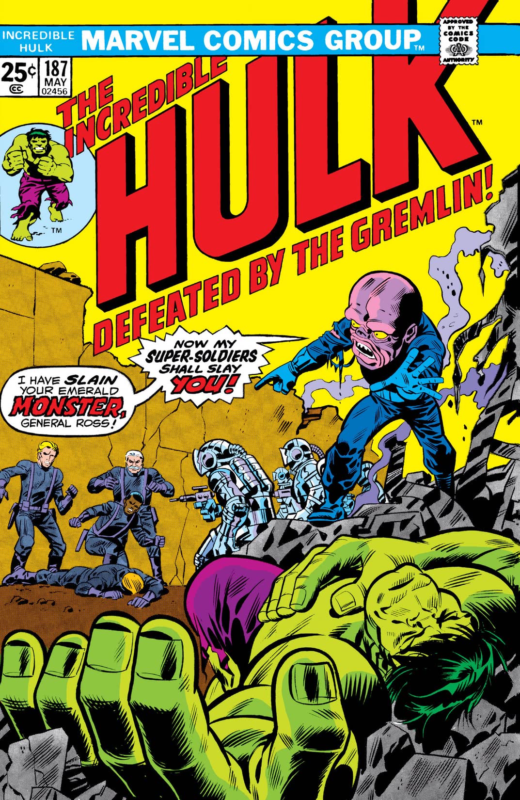 The Incredible Hulk #187 cover