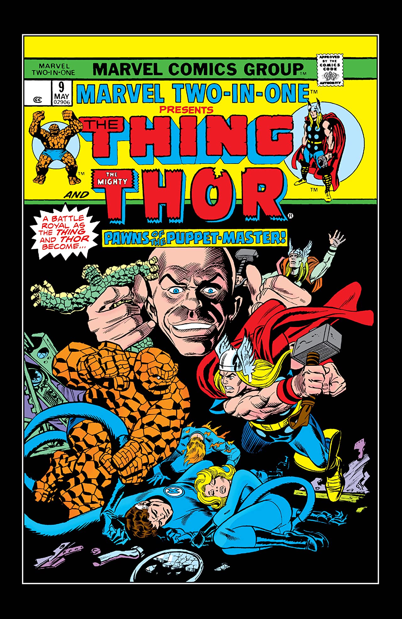 Marvel Two-in-One #9 cover