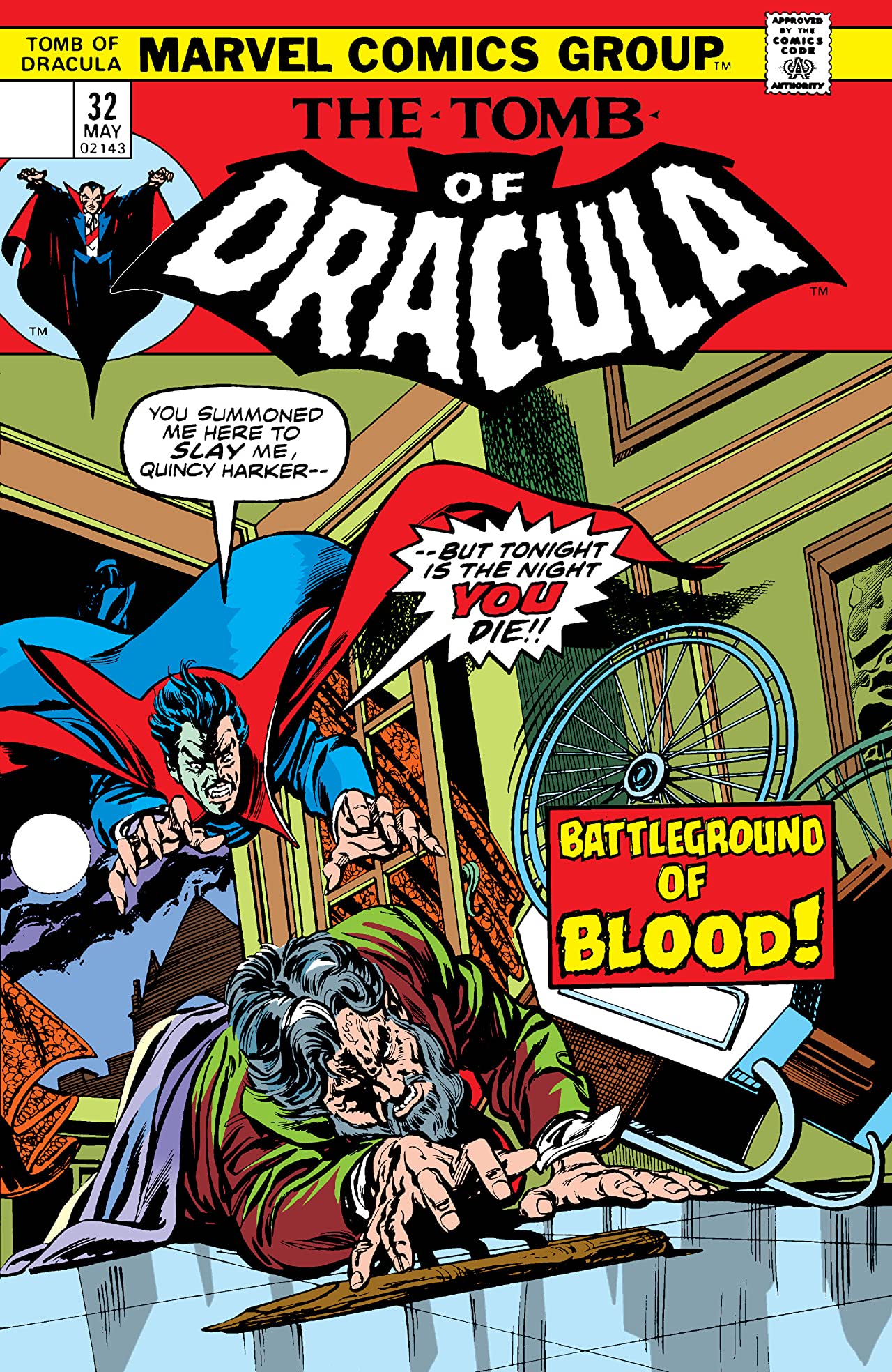 Tomb of Dracula #32 cover