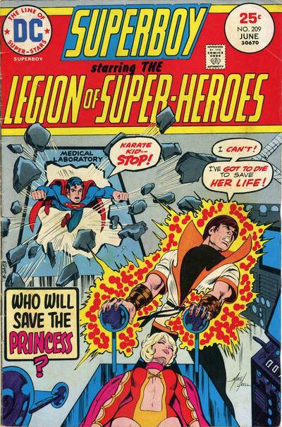 Superboy #209 cover