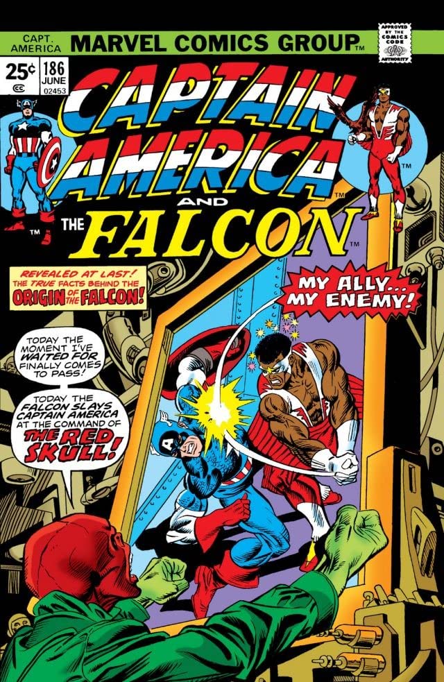 Captain America #186 cover