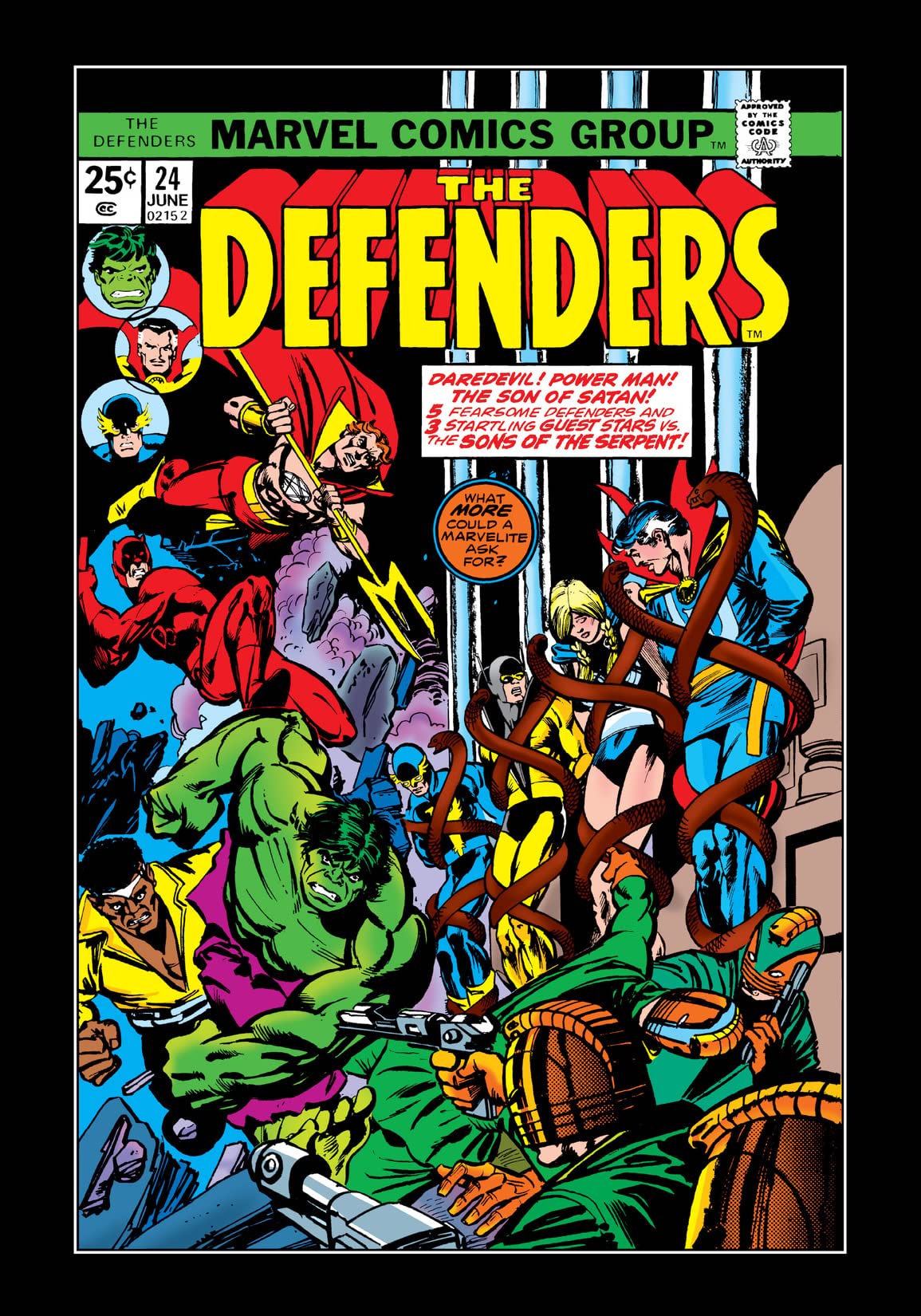 The Defenders #24 cover