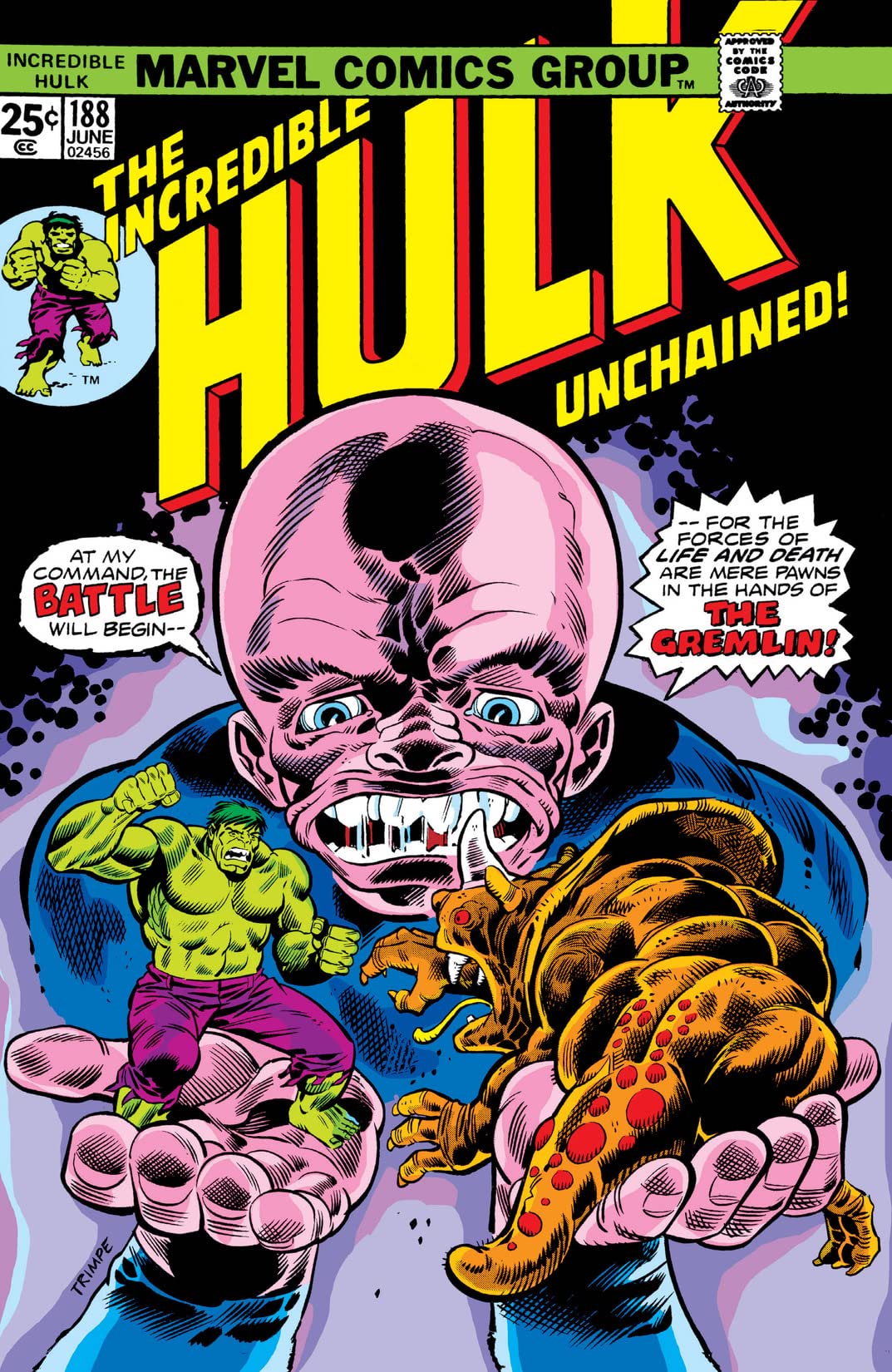 The Incredible Hulk #188 cover